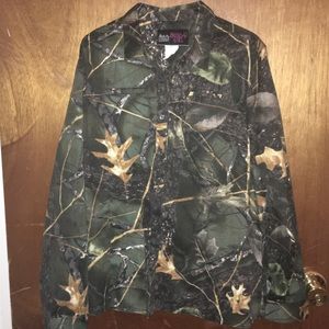 Camouflage Button Down Shirt